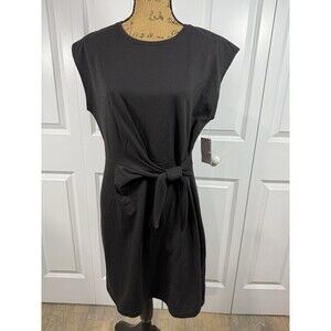 Nine West Midi Summer Dress Black L